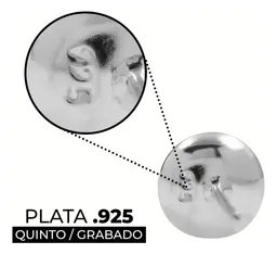 Conjunto Dije Aretes Plata 925 Zirconias Amarillas Clásico - Imagen 2