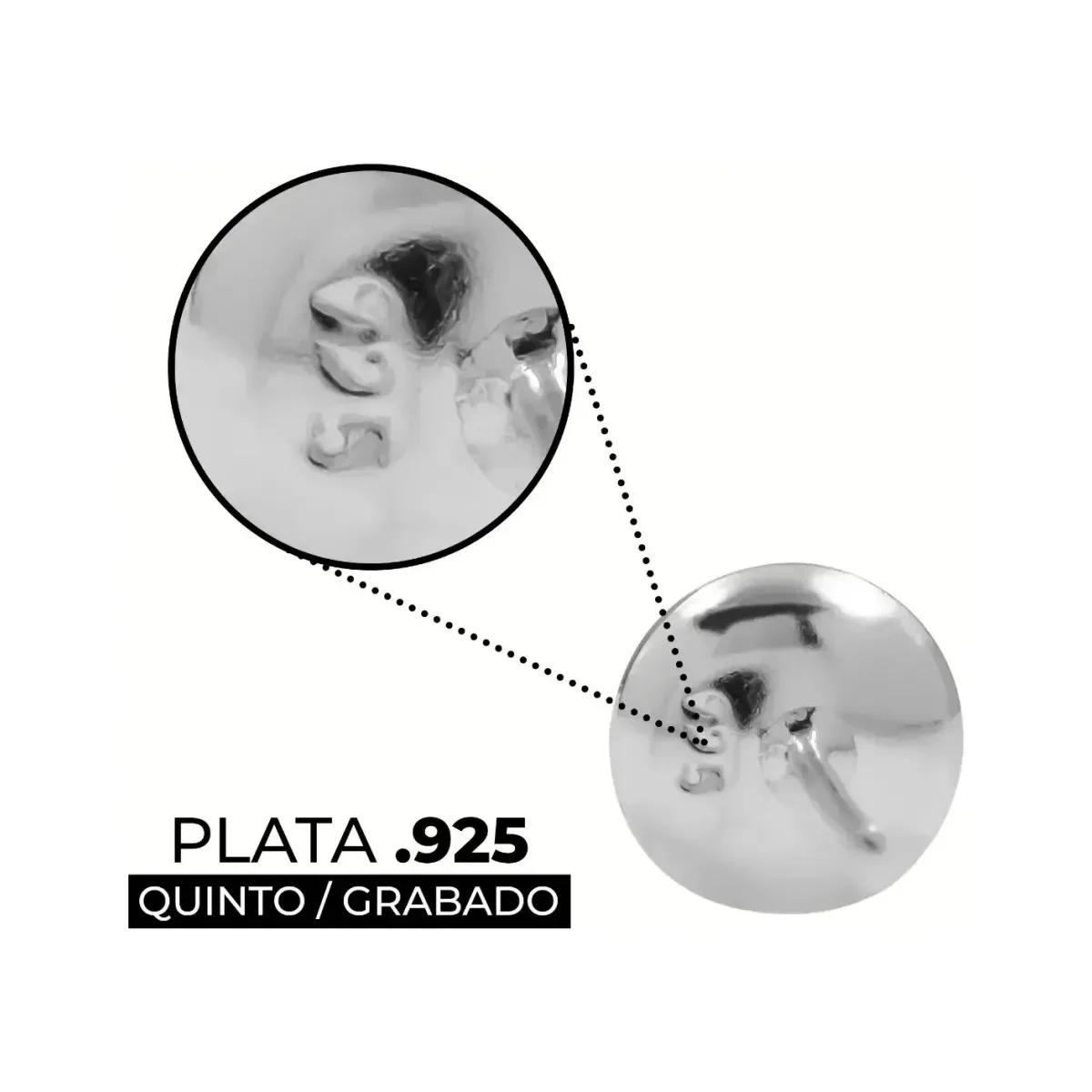 Conjunto Dije Aretes Plata 925 Zirconias Amarillas Clásico - Imagen 2