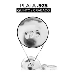 Conjunto Dije Aretes Plata 925 Cristales Amarillos Clásico - Imagen 5