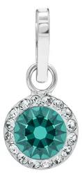Conjunto Dije Aretes Plata 925 Zirconias Turquesa para Mujer - Imagen 6