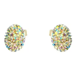 Conjunto Dije Cadena Plata 925 Árbol de la Vida Oval con Zirconia Verde - Imagen 2