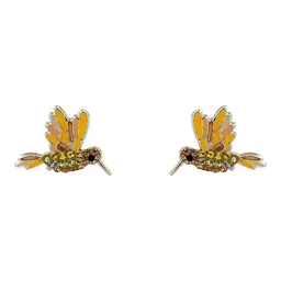 Conjunto Dije Colibrí Plata 925 con Zirconia Amarilla y Cadena Eslabón - Imagen 8