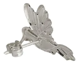 Conjunto Dije Colibrí Plata 925 Zirconia Fucsia con Cadena - Imagen 4