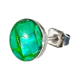 Conjunto Dije Mariposa Plata 925 con Zirconia Verde y Cadena - Imagen 2