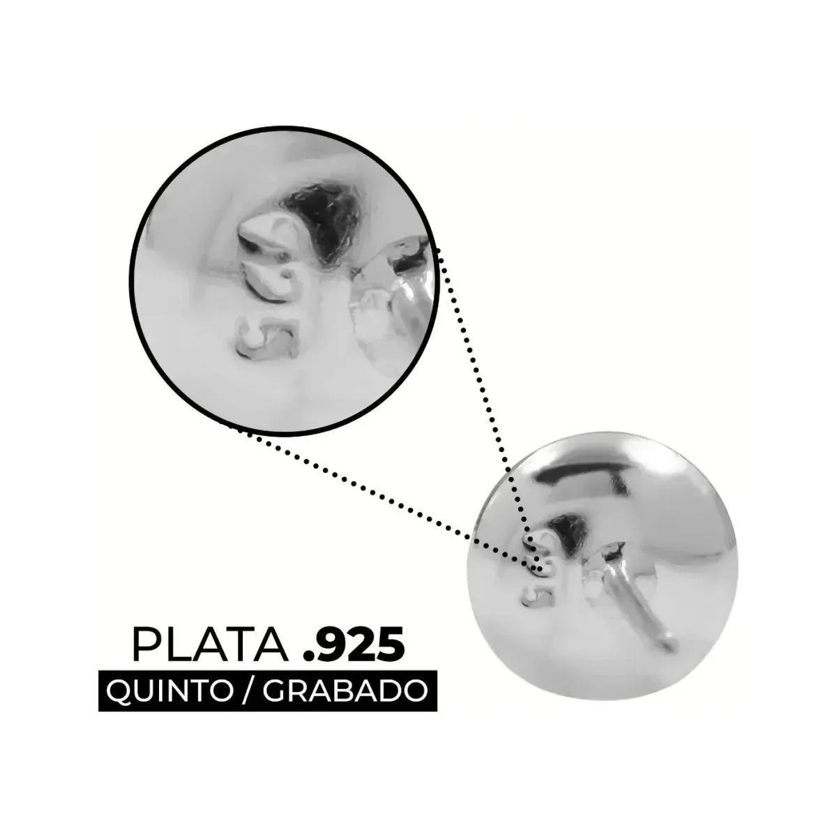 Conjunto Dije y Aretes Plata Ley .925 Zirconia Fucsia Artesanal - Imagen 2