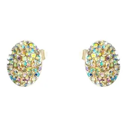 Conjunto Dije y Cadena Plata 925 Árbol de la Vida Oval Zirconia Celeste - Imagen 2