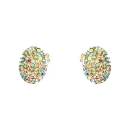 Conjunto Dije y Cadena Plata 925 Árbol de la Vida Oval Zirconia Celeste - Imagen 2