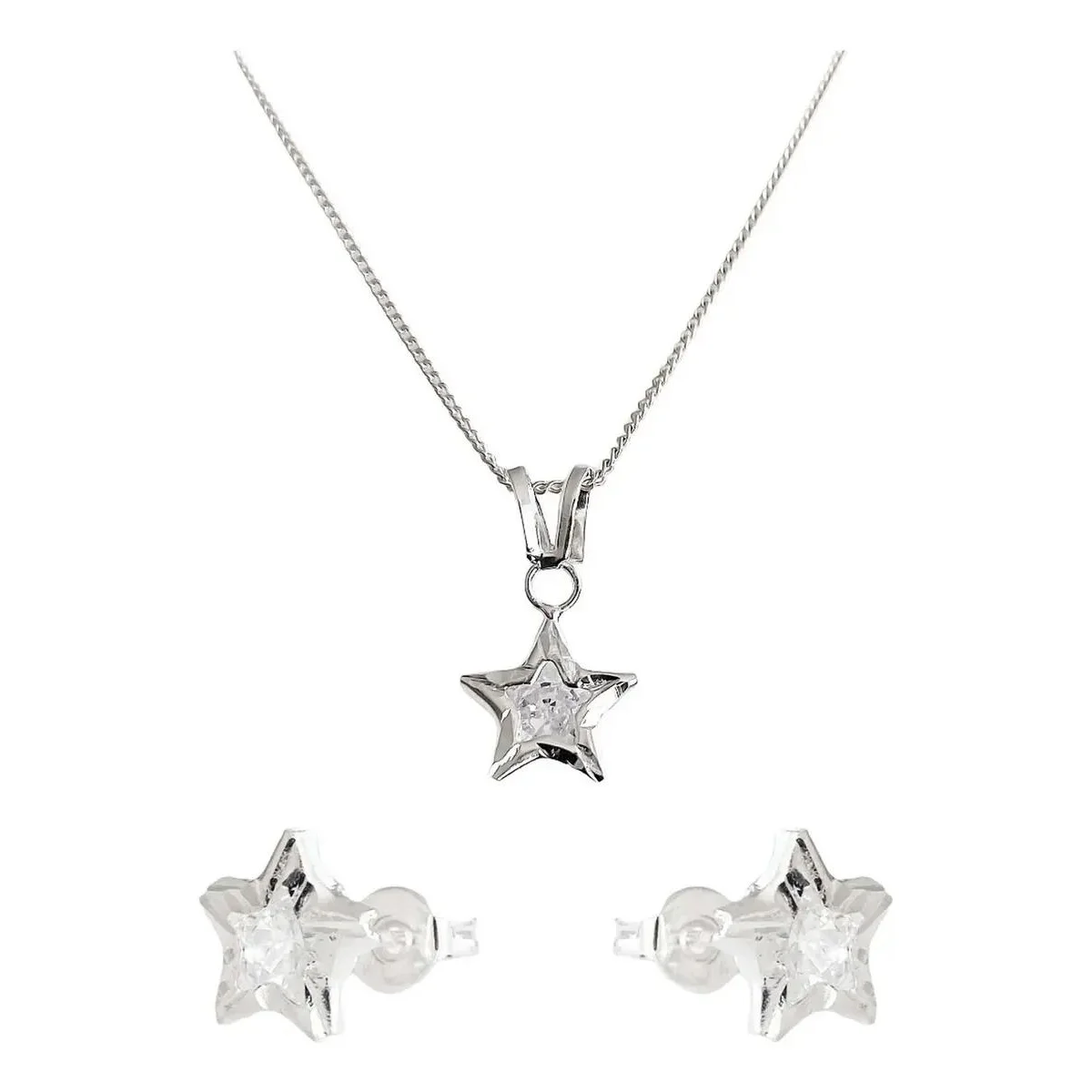 Conjunto Con Zirconia Plata .925 - Imagen 1