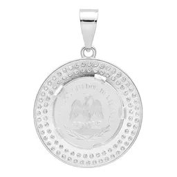Dije Ángel Centenario Doble Halo Plata .999 con Zirconia - Imagen 2