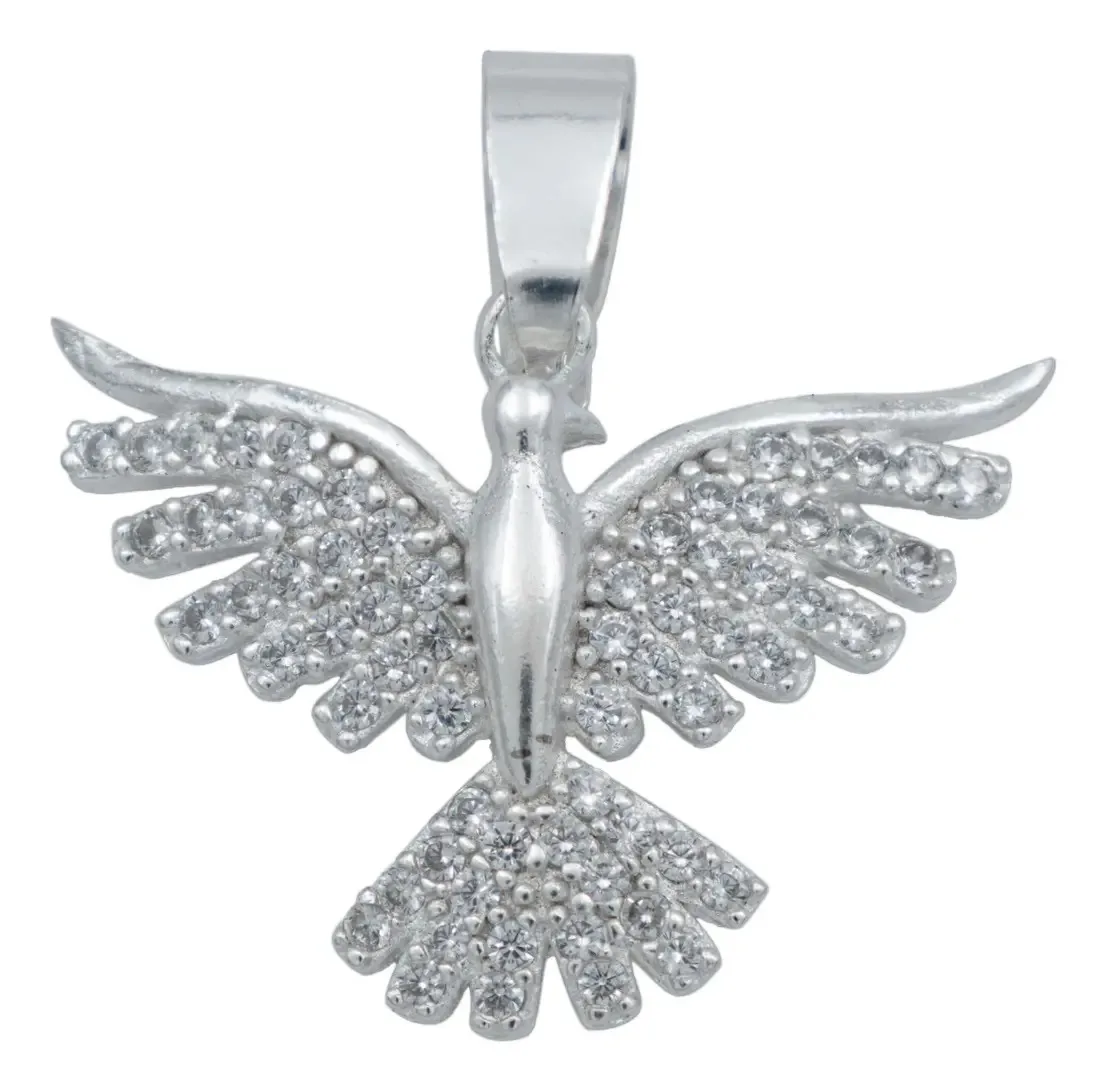 Dije Colibrí Plata 925 con Zirconia Brillante para Mujer - Joyaris joyería fina artesanal mexicana