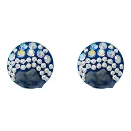 Dije Colibrí Plata 925 Piedrería Azul con Cadena Eslabón - Imagen 3