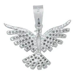 Dije Colibrí Plata 925 Zirconia Blanca - Imagen 3