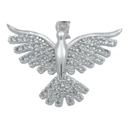 Dije Colibrí Plata 925 Zirconia Blanca - Imagen 4