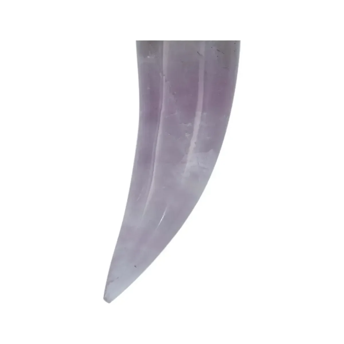 Dije Colmillo Plata 925 con Piedra Natural Morada para Hombre - Imagen 3