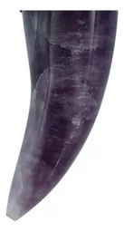 Dije Colmillo Plata 925 Piedra Natural Amatista Hombre - Imagen 3