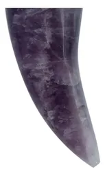 Dije Colmillo Plata 925 Piedra Natural Amatista Hombre - Imagen 6