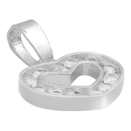 Dije Corazón Plata 925 con Zirconia Blanca para Mujer - Imagen 3