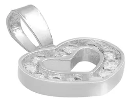 Dije Corazón Plata 925 con Zirconia Blanca para Mujer - Imagen 3