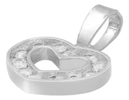 Dije Corazón Plata 925 con Zirconia Blanca para Mujer - Imagen 4