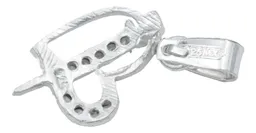 Dije Corazón Plata Ley .925 con Zirconias para Mujer Elegante - Imagen 3