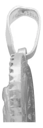 Dije Corazón Virgen Guadalupe Plata 925 Zirconia Mujer - Imagen 6