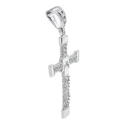 Dije Cruz Articulada de Plata .925 con Zirconia Grande 79 mm - Imagen 3
