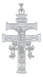 Dije Cruz Caravaca Plata .925 Modelo 1781 - Imagen 2