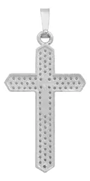 Dije Cruz con Zirconias Plata .925 para Hombre - Imagen 2