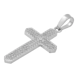 Dije Cruz con Zirconias Plata .925 para Hombre - Imagen 4