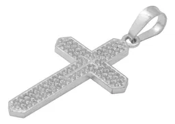 Dije Cruz con Zirconias Plata .925 para Hombre - Imagen 4