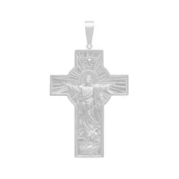 Dije Cruz Cristo Espíritu Santo Plata 925 para Hombre - Imagen 1