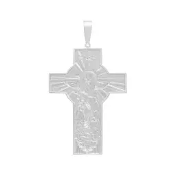 Dije Cruz Cristo Espíritu Santo Plata 925 para Hombre - Imagen 2