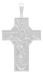 Dije Cruz Cristo Espíritu Santo Plata 925 para Hombre - Imagen 2