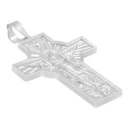 Dije Cruz Cristo Espíritu Santo Plata 925 para Hombre - Imagen 3