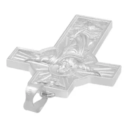 Dije Cruz Cristo Espíritu Santo Plata 925 para Hombre - Imagen 5