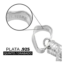Dije Cruz Cristo Plata 925 Diseño Tubular Diamantado Unisex - Imagen 3