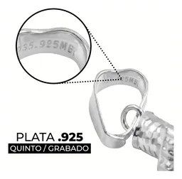 Dije Cruz Cristo Plata 925 Diseño Tubular Diamantado Unisex - Imagen 3