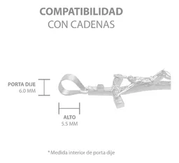Dije Cruz Crucificado con Ramas Plata Ley 925 Artesanal - Imagen 6