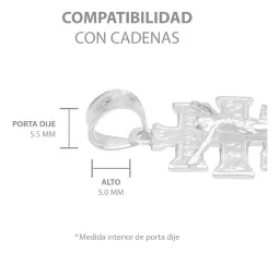 Dije Cruz De Caravaca Plata 925 Troquelada Cristo Y Ángeles Religioso - Imagen 5
