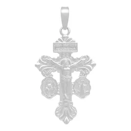 Dije Cruz del Perdón San Benito Milagrosa Plata 925 - Imagen 1