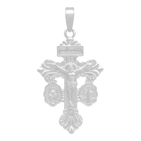 Dije Cruz del Perdón San Benito Milagrosa Plata 925 - Imagen 1