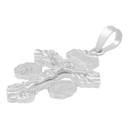 Dije Cruz del Perdón San Benito Milagrosa Plata 925 - Imagen 3
