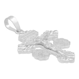 Dije Cruz del Perdón San Benito Milagrosa Plata 925 - Imagen 4