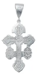 Dije Cruz del Perdón San Benito Plata Ley 999 - Imagen 3