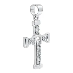 Dije Cruz Dominic Toretto Mini de Plata .925 con Zirconia 33 mm - Imagen 3