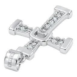 Dije Cruz Dominic Toretto Mini de Plata .925 con Zirconia 33 mm - Imagen 4