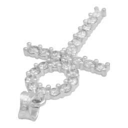 Dije Cruz Egipcia Ankh Plata 925 Zirconias Blancas para Hombre - Imagen 5