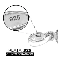 Dije Cruz Grande Plata 925 Rodizada con Zirconias Multicolor - Imagen 3