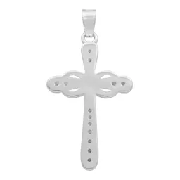 Dije Cruz Lazo Plata 925 con Zirconia para Hombre - Imagen 2