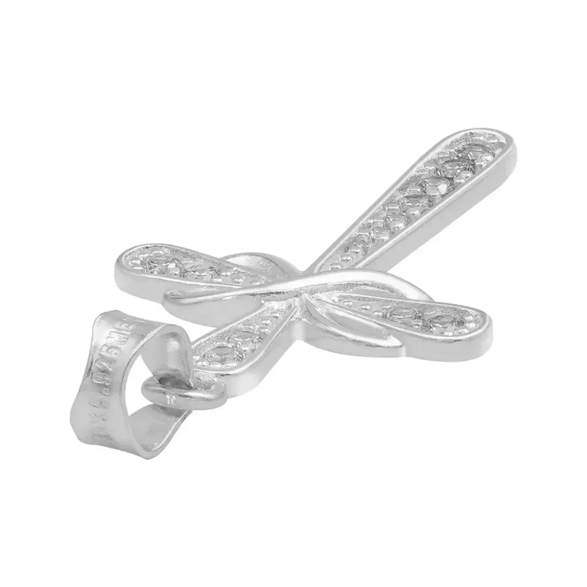 Dije Cruz Lazo Plata 925 con Zirconia para Hombre - Imagen 5